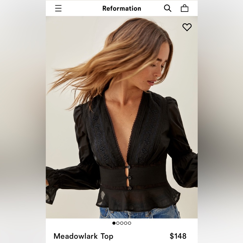 Reformation Meadowlark Top